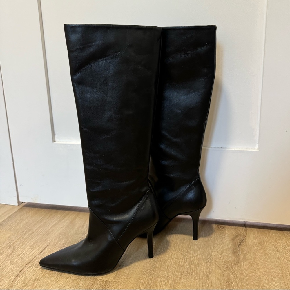 New 100% Leather Mango Sexy Boots